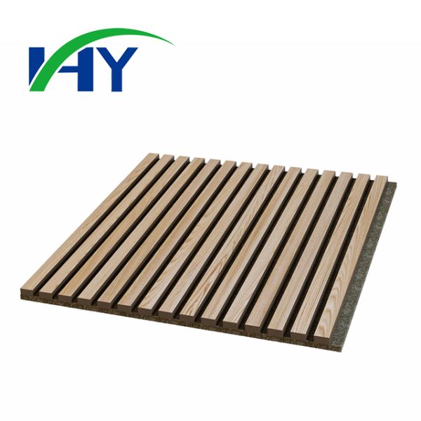 Sound Absorption MDF Acupanel Acoustic Wood Panel Wood Slatted Wall Panels 2400x600mm