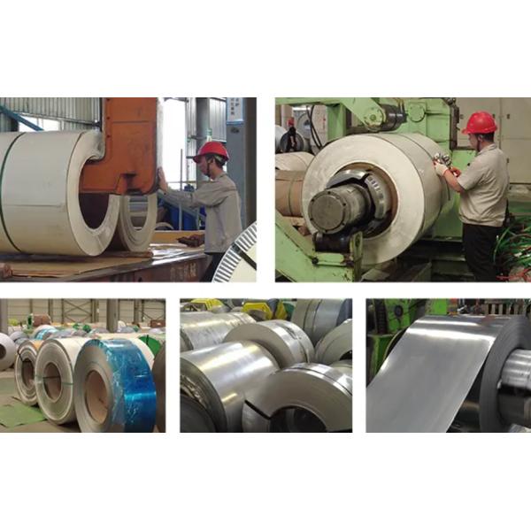 AISI SS316 316L Stainless Steel Coil 4k 8k Mirror Surface 1219mm Soft Natural Color