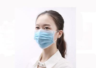 3 Ply Anti Dust Non Woven Surgical Mask / Security Protection Adult Face Mask