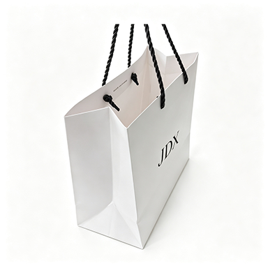 Retail Paper Shopping Bags With Handles Kraft Black Paper Bags Bulk