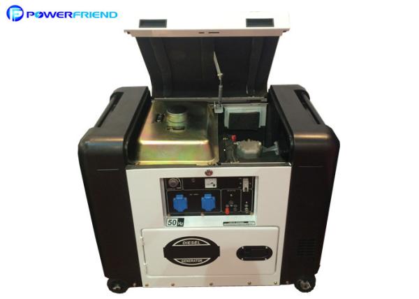 Mini 3kva gerador diesel ultra silencioso Genset portátil com rodas 50hz/60hz