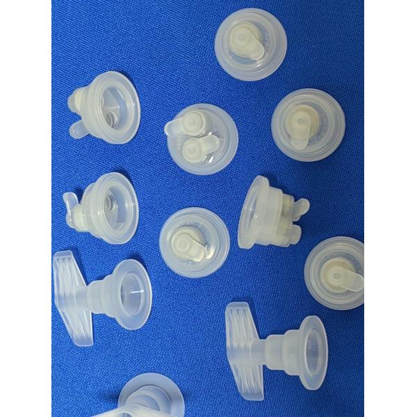 Pull Off Ring PP Infusion Cap 32mm Dia Euro Head Caps Plastic