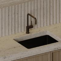 Isla de lujo Superficie sólida de madera contrachapada Almacenamiento de cocina completa Unidades de cocina modernas gabinetes de esquina gabinetes de pared cocinas para el hogar