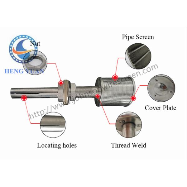 Grado de acero inoxidable 316L del tamiz de la boca de Johnson Screen Tube Water Filter