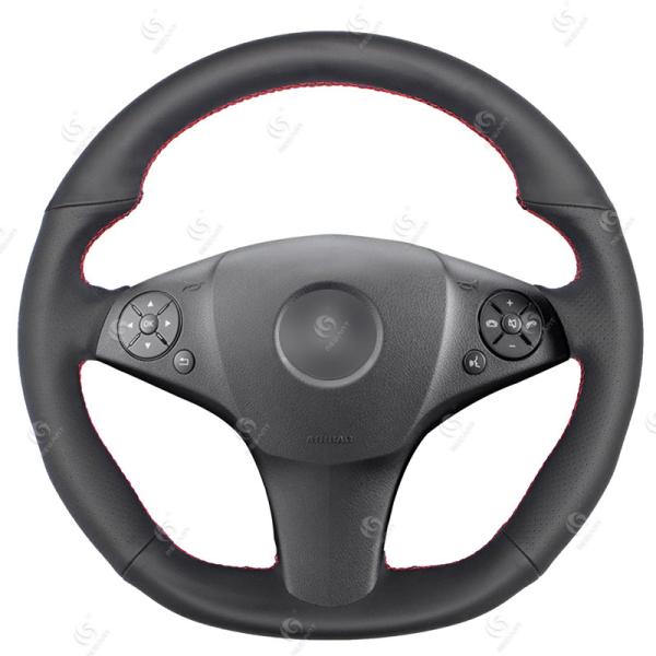 Hand Sewing Real Leather Steering Wheel Cover for Mercedes Benz AMG C63 W204 C219 E550 E 63 AMG W212 W217 SL 63 R230 C197 R197
