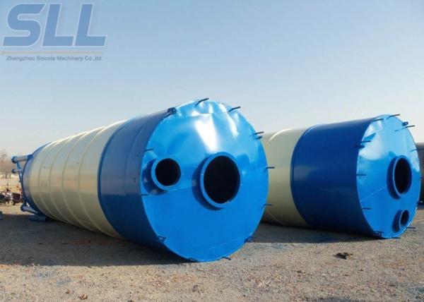 1000T Capacity Cement Storage Silo Low Level Cement Silos For Dry Mortar Plant