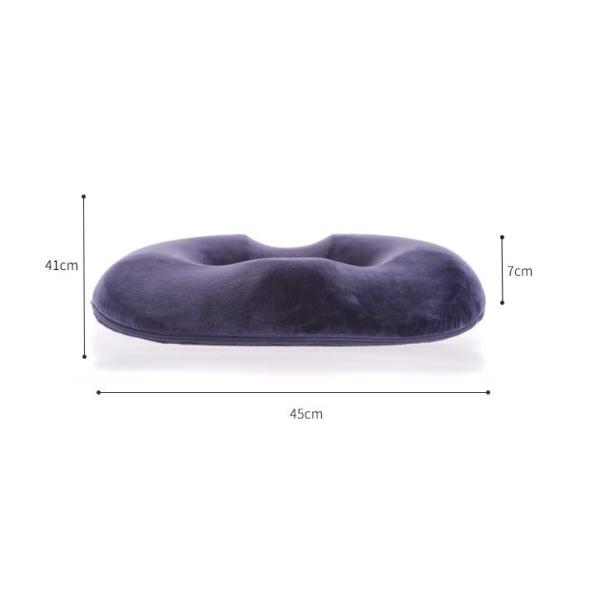 Universal Memory Foam Seat Cushion Core for Coccyx Support and Posture Improvement