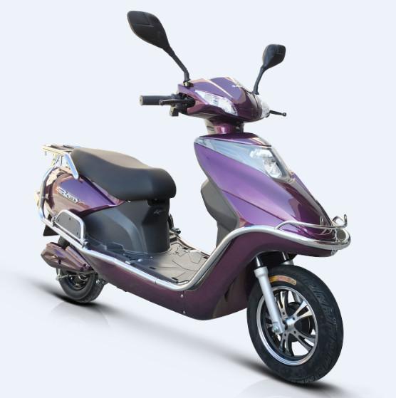 Anti Skid Tire Road Street Legal Electric Scooter 60V 20ah Lead - Acid Battery
