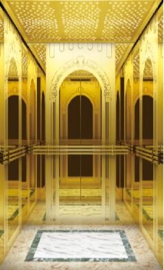 Office Buildings Automatic MRL Fuji Passenger Elevator VVVF AC Control