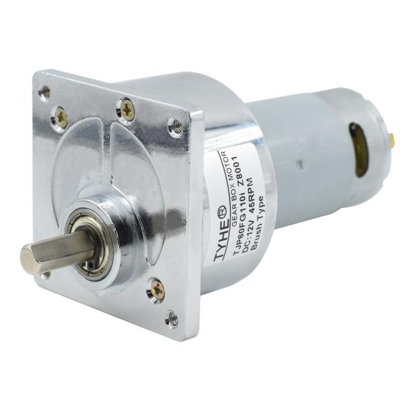 RS555 DC 12 Volt Electric Motors With Gear Reduction 10Rpm 20Rpm