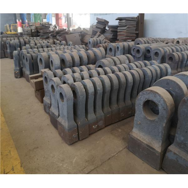 Mining Equipment Lining Plate Hammer Head With High Manganese Steel