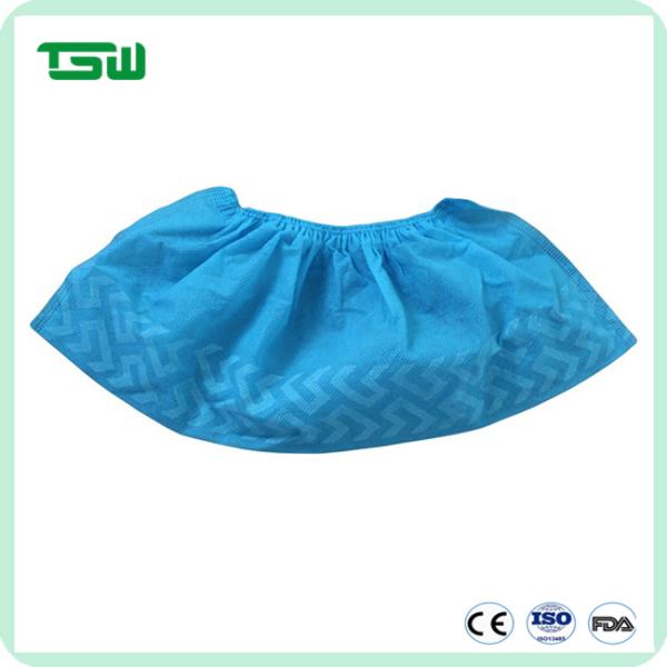 Non Slip Eco Friendly Breathable Disposable Shoe Cover 35g