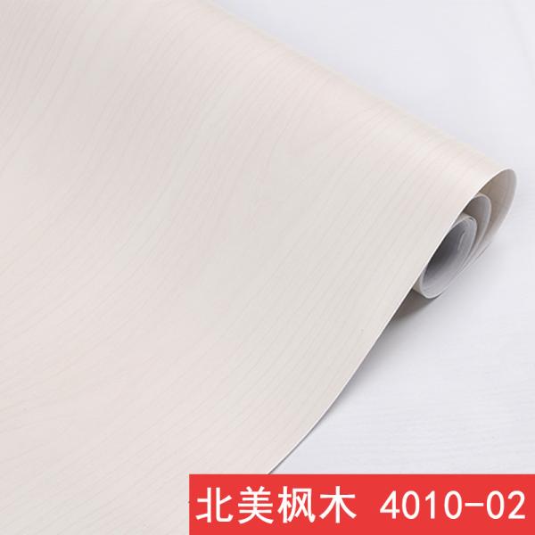 Papeterie peint en vinyle 3D adhésif en PVC Papeterie peint en bois pour armoires en bois