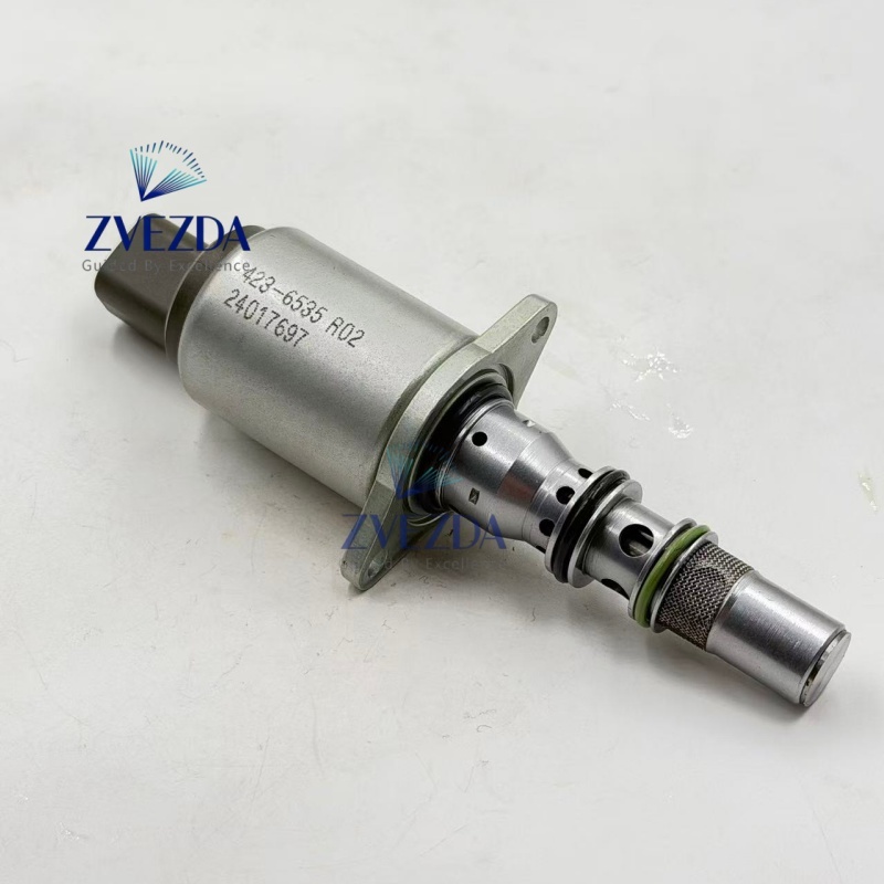 Hydraulic Proportional Solenoid Valve Replace Part Number 423-6535 R02 24017697 Fit 966H 972H 980K