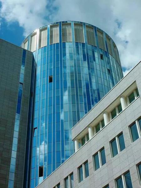 Powder Coated Aluminium Curtain Wall Manufacturers 3D Design For Enhanced Aesthetics