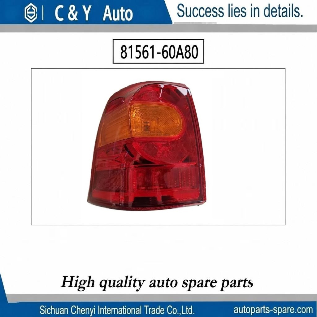 81561‑60A80 Left Tail Light 81551‑60A80 Right Tail Lamp Rear Lighting Repair Parts For Toyota Prado
