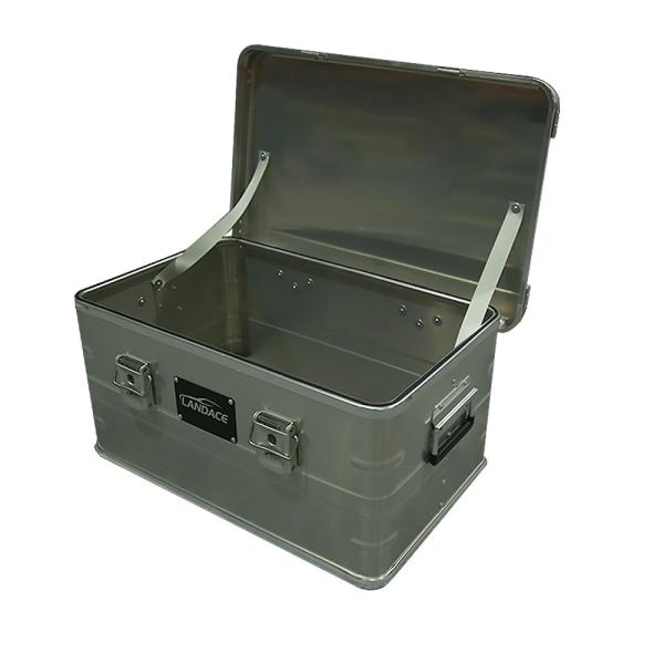 600*400*300mm Anodized Aluminum Alloy Outdoor Hiking Storage Box for Vintage Glamping