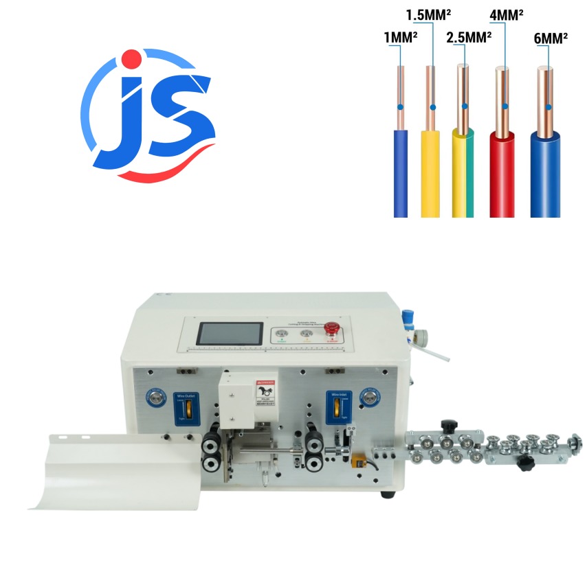 Round Sheathed Copper Cable Cutting Machine Multi Core Copper Wire Stripping Machines
