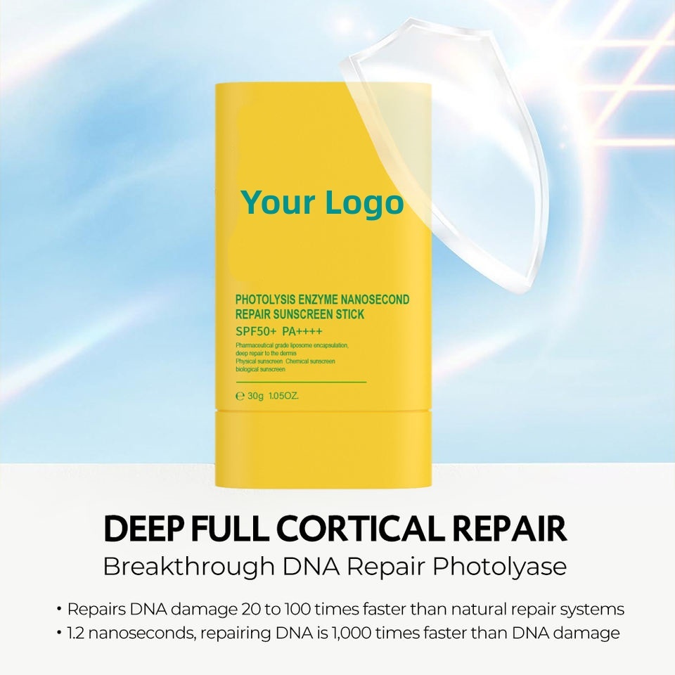 OEM ODM customized SPF 50 face cream sunscreen UVAUVB protection repair face care sunscreen stick is not greasy