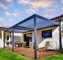 Роскошная галерея из алюминия с крышей, водонепроницаемый дизайн, идеально подходит для современной галереи.