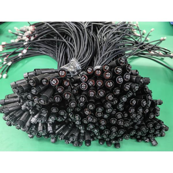 Conector impermeable de luz de patio LED con cable de extensión