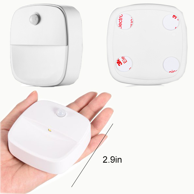 0.4W 3 свет ночи света 3200k ночи пакета 40cm темный воспринимая для Bathroom