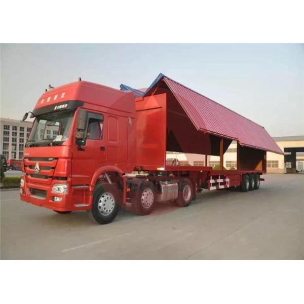 Drop Deck Wingspan Curtain Semi Trailer High Loading And Unloading Efficiency