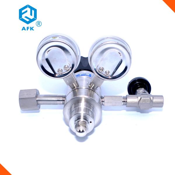 High Quality Two Stage High Pressure Stainless Steel Gas Pressure Regulator with CGA580