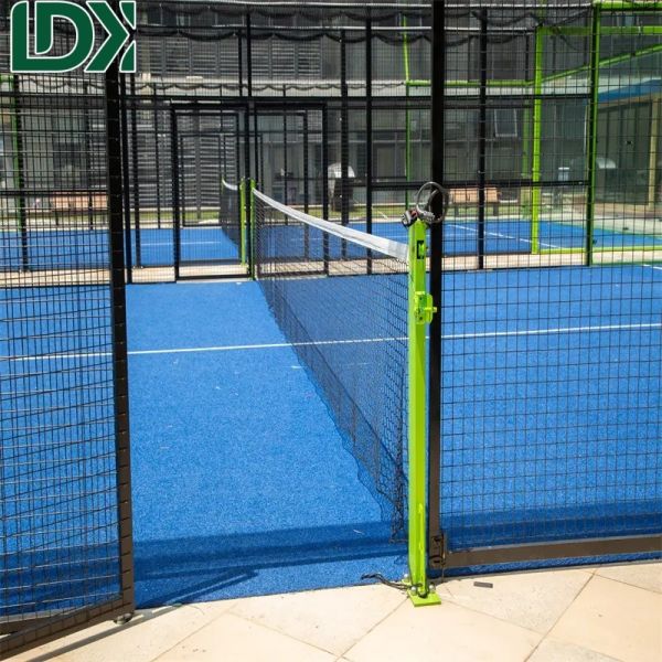 Cancha de pádel profesional panorámica de 360 grados de calibre de campeonato al aire libre para suministros de equipos deportivos
