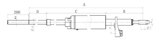 Части регулировщика колеи железнодорожных вагонов Двойной инструмент регулировщика колеи