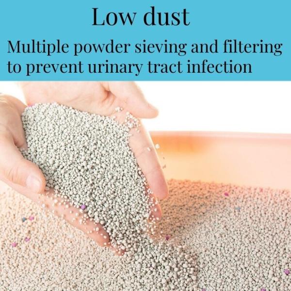 BSCI Bentonita de arcilla de arena para gatos 0,8 mm-3,8 mm Esférica Bentonita de arena para gatos