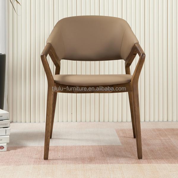 Modern Dining Room Chair Nordic Style Solid Wooden Chairs for Restaurant W58*D61*H80CM Mail Packing Y