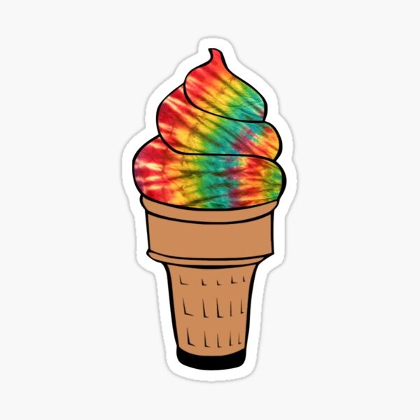 Custom Waterproof Food Kiss Cut Stickers For Ice Cream Van Truck