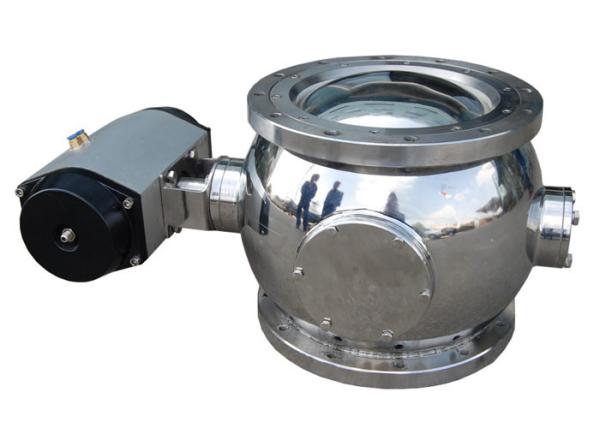 Acid Resistant Dome Valve / Wafer Sphere Valve / Powder Valve With Mild Steel Material