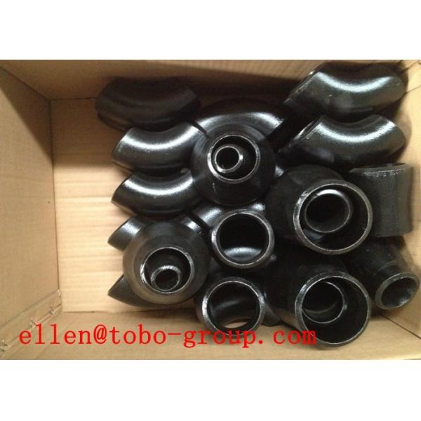 API MSS JIS DIN 90 Degree Carbon Steel Pipe Elbows Black 1.5D - 10D R