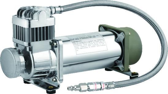Silver Steel Air Lift Suspension Compressor System IP67 Moisture Resistant For Car