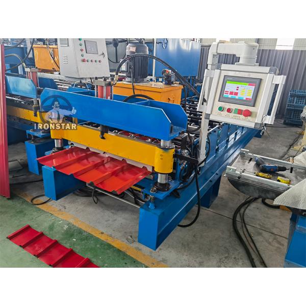 “Automatic 840 Roof Panel Cold Roll Forming Machine For Galvanized Steel & Color Coil 840 IBR Metal Roof Panel Roll Forming Machine Construction Material Making Machinery ”