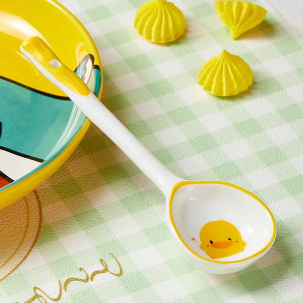 Готовы к поставке в запасе Мультфильм Красивая детская посуда набор 10 унций керамическая чаша домашнее питание