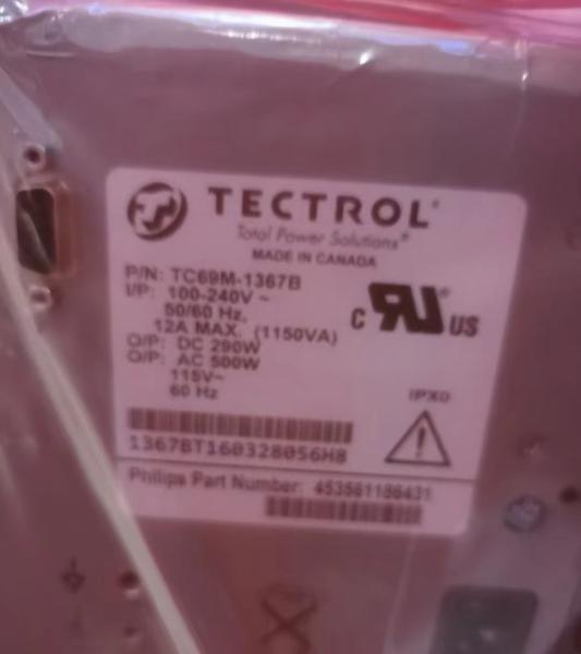 Original Ultrasound Repair Parts AC Power Module TC69M-1367B For ATL HD7 Envisor