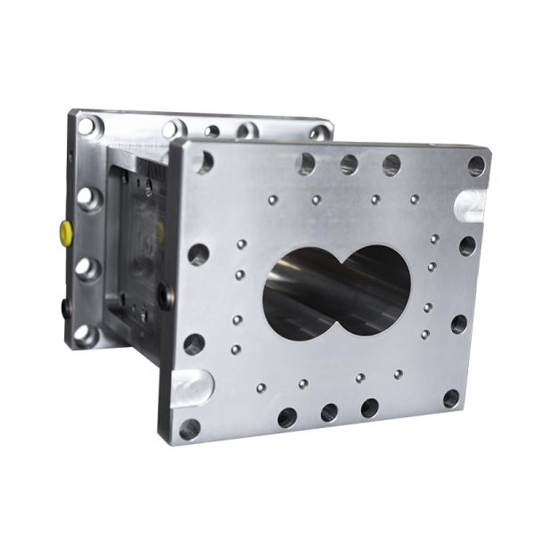 Laser Cladded Twin Screw Extruder Barrel for Wear Resistance
