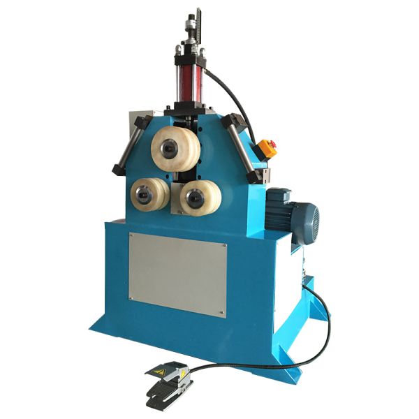 Metal Steel 3 Rollers Pipe Bending Machine Manual Automation Hotels Garment Shops
