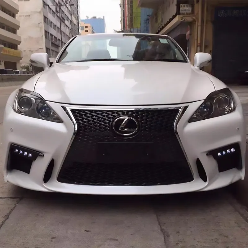 For Lexus IS IS250 IS300 IS350 2006-2012 Front Bumper Assembly Grille Body Kit Upgrade 2021 Model Exhaust