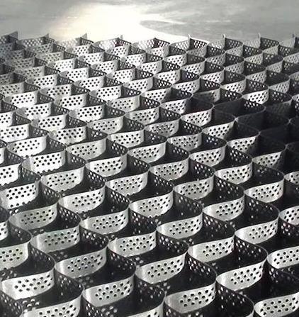 Pea Gravel Stabilizer Grid Geocell de superfície entrelaça o HDPE 100% do Virgin