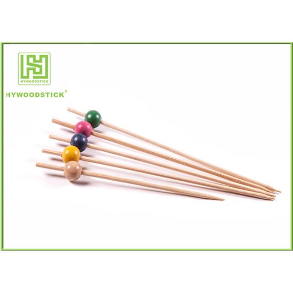 Football Shape Decorative Food Toothpicks Fruit On Cocktail Sticks Natural Color