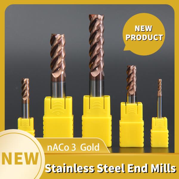 Специальный дизайн твердого карбида конечный мельница 6x50 мм-4F сварка для нержавеющей стали