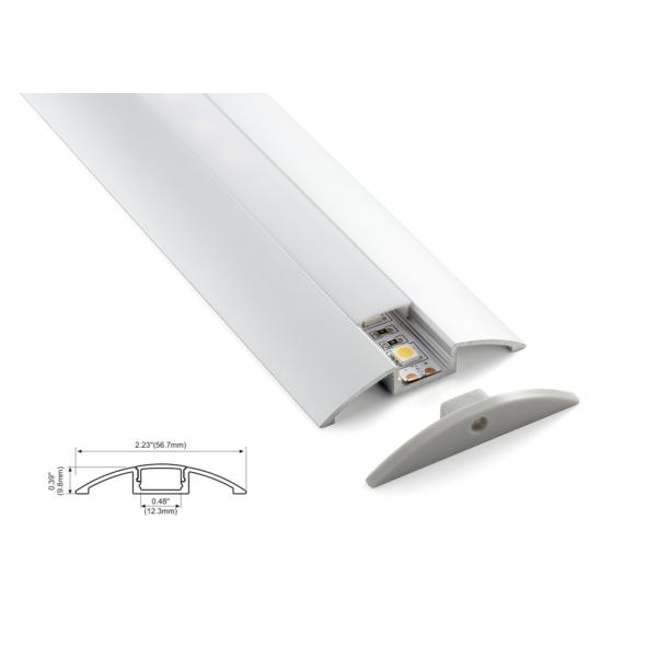 Surface-mounted lights LED Linear lighting Aluminum Profile Diffused Cover