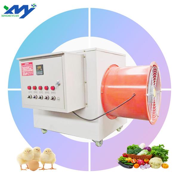 Qingzhou Factory Directly Air Blower Heating Exhaust Fan Machines Heating Equipment for Poultry Breeding Seedling