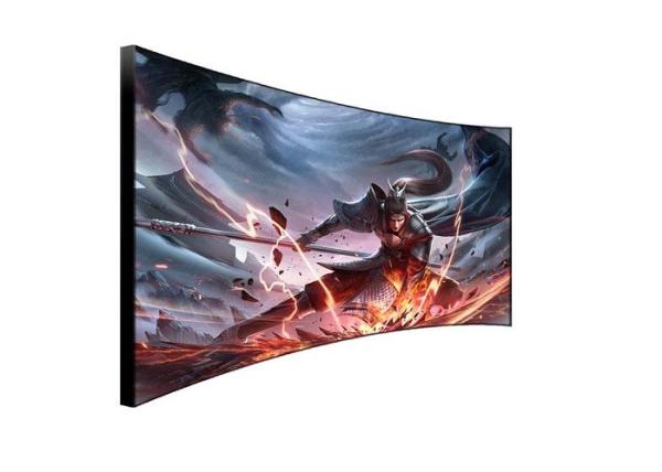 Custom 65 Inch LG LCD Video Wall Screens , Curved Narrow Bezel Video Wall
