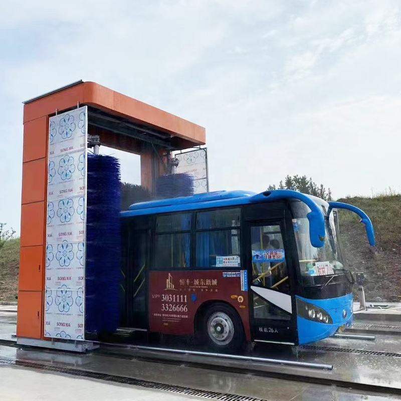 Brush Cleaning System Bus Washing Machine Side Brush Washing Equipment