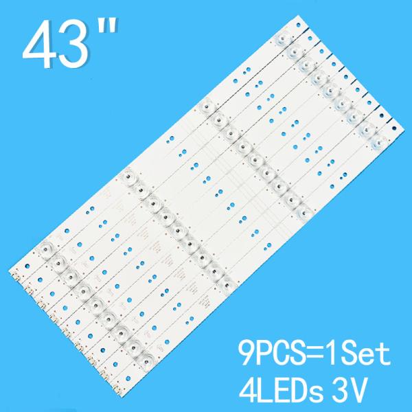 43G6A 43E3600W Skyworth Monitor Ambilight Kit 43S1 43E366W 5800-W43018-0P10 Light Bar
